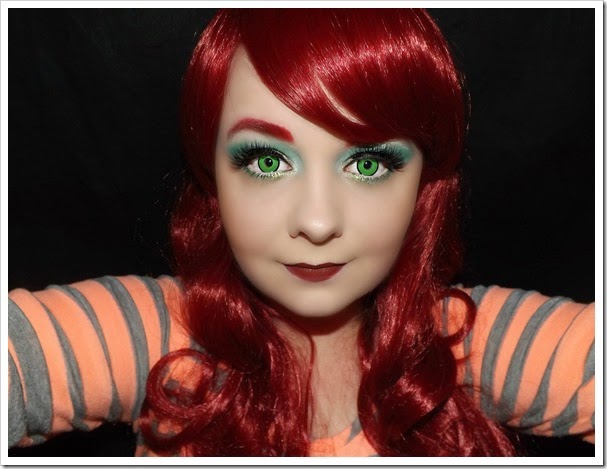 Poison Ivy Makeup Look