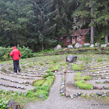 Labirinto do St Therese Shrine- Juneau, Alaska, EUA