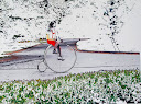 Norwalk Ride, 130 X 90 acrylic, charcoal & digital print on canvas