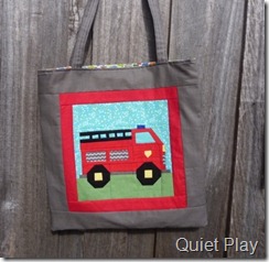 Fire truck bag