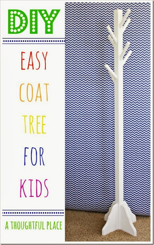 {DIY} Coat Tree for Kids A Thoughtful Place