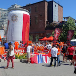 dutch fans outside at the brazen head in Toronto, Ontario, Canada