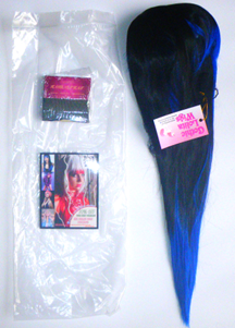 Packaging | Black & Electric Blue Duplicity Wig | RockStarWigs.com