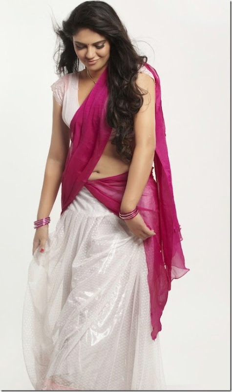 Tamil Actress Sherin in Half Saree Photoshoot Gallery