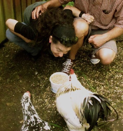 Chickens deserve kisses too!
