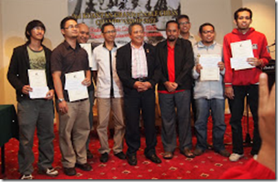 Winners of 2nd Kuantan Grand Finale Rapid Chess Championship 2012 Pahang