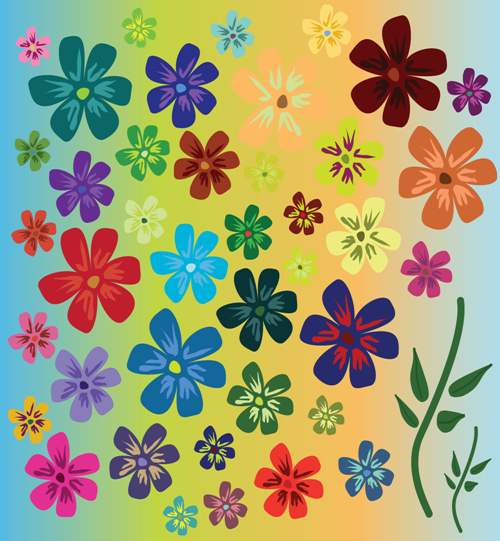 Vector - Flowers_bgob_BG by DragonArt Vector - Flowers_bgob_BG by DragonArt