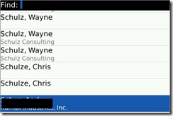 Дублирующие контакты на BlackBerry