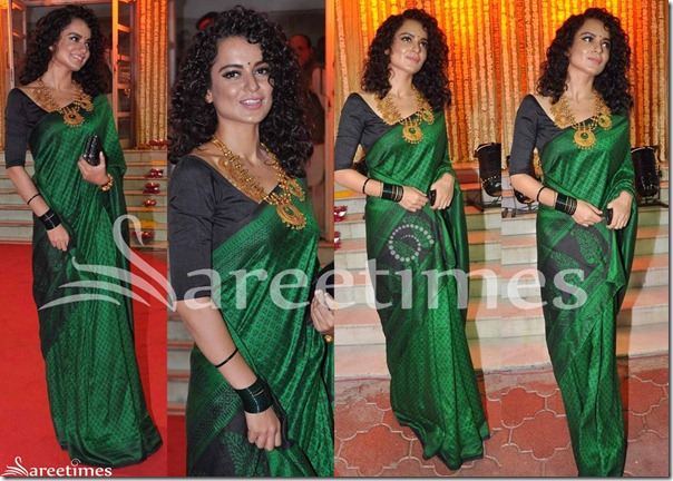 Kangana_Ranaut_Designer_Saree