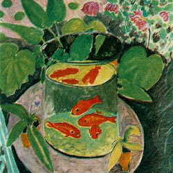 11.- Matisse. Bodegón con peces rojos