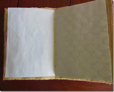 Handmade Journal No 1 Stitching