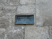Memorial to Nicholas Eymerich, author of the C14th witch-finder's manual, Directorium Inquisitorum