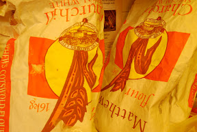 Flour bags from our Baker