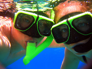 The water was the perfect temperature.