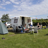 Så er vi nået frem til Camp Hverringe, og hygger med mormor og morfar