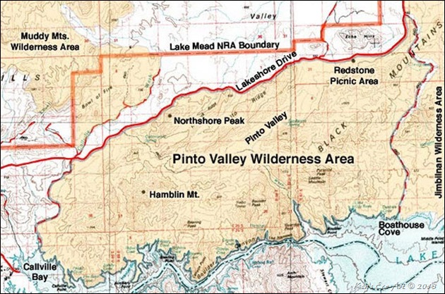 MAP-Pinto Valley Wilderness Area