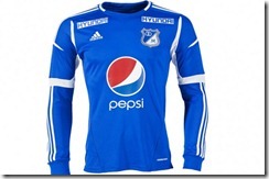 nueva camiseta de Millonarios 2012