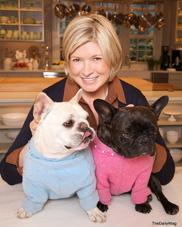 Martha and the authors in felted sweaters made from 
hand-me-down cardigans.