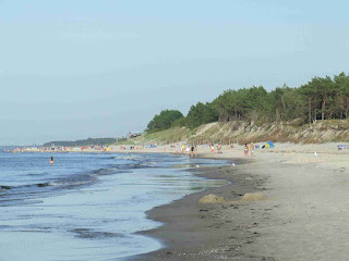 Rogowo - tu wdać jak rozpoczyna się plaża.