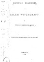 Cotton Mather And Salem Witchcraft