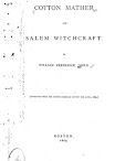 Cotton Mather And Salem Witchcraft