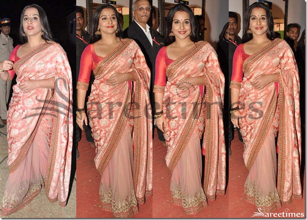 Vidya_Balan_Pink_Saree
