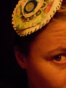 Giant hair thing creation, sewn onto a headband.