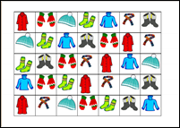 προσχολικα: Tα ρούχα του χειμώνα: γλώσσα και μαθηματικά