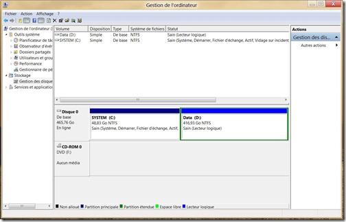 gestion disques gestion disques