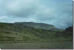 Gerduberg basalt column cliff