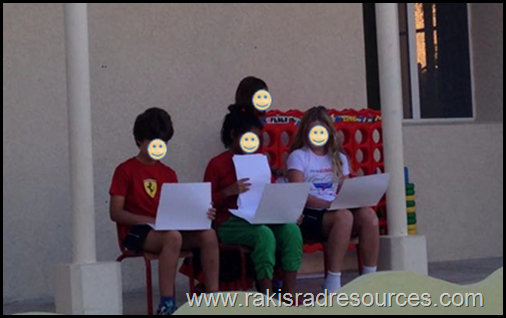 Let kids participate in the process of creating a performance, skit writing, set design, and prop creation.  This teaches them more about theater than all the glitz and glamour.  Checkin' in with Courtney: A spotlight at Raki's Rad Resources - student created skits