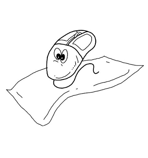 MOUSE COMPUTER COLORING PAGES