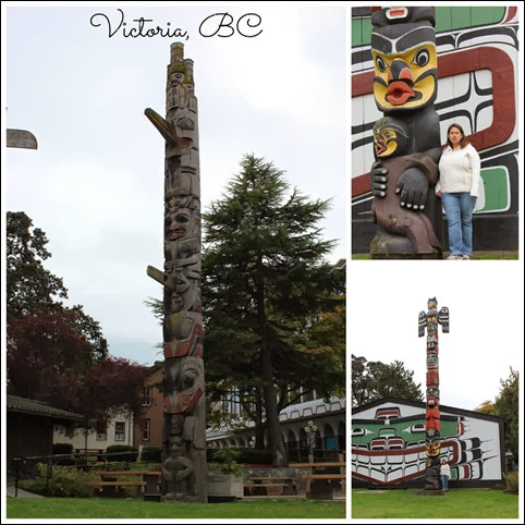 Many Waters Victoria BC Totem Poles