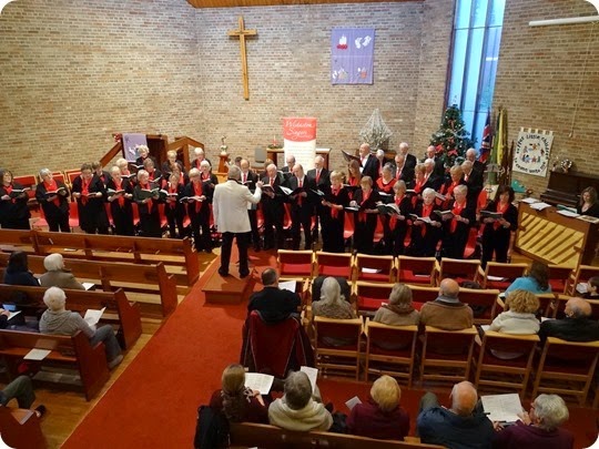 Wistaston Singers perform a Christmas Carol concert at St  Stephens Methodist Church
