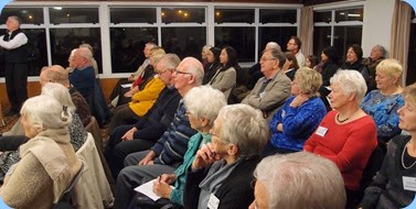 Some of the audience enthralled with the music. Photo courtesy of Dennis Lyons.