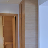 Horizontal Oak Hallway Cupboard