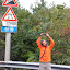 Italie - Trieste - Eclatage de pneu !