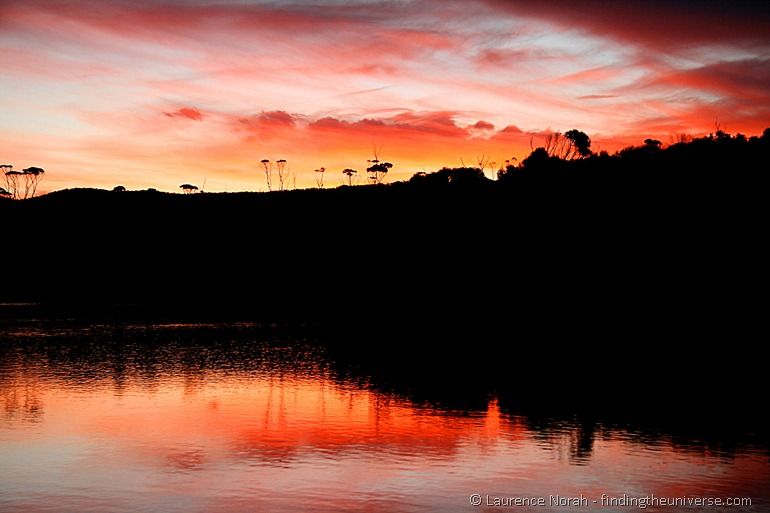 Sunset, Lagoon Beach