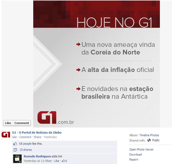 g1-facebook-sem-link G1 sem link no Facebook