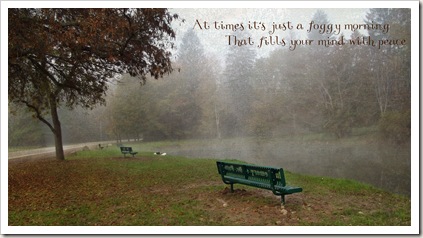 foggy morning foggy morning