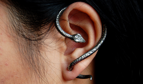 snake ear cuff earring
