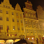The square at night