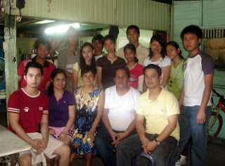 March 7: Rommel Isagani Rosas with brother, sister, mother and father