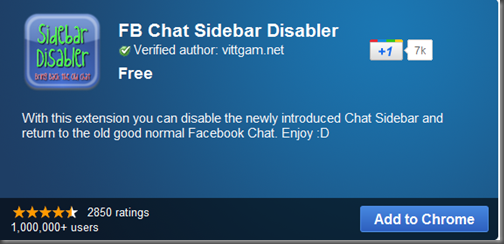 FB Chat Sidebar Disabler