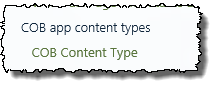 Provisioned content type