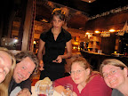 tried to take our own picture at dinner