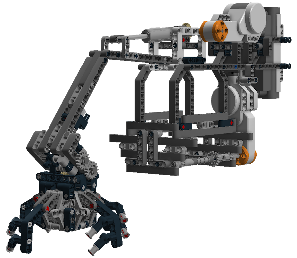 Tressel Crane with New Crane Claw Assembly