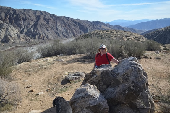 Mo on the Whitewater Canyon Loop Trail