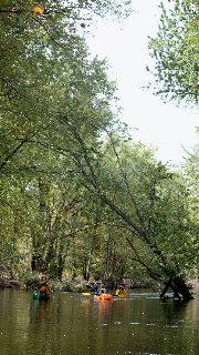 Kate, Ivor, Al on the Wallkill River Wallkill River
