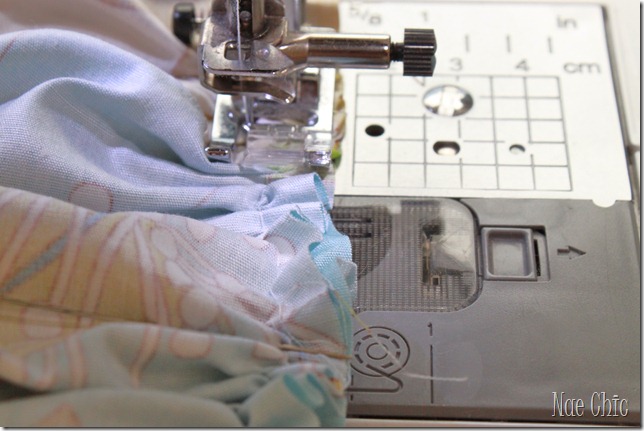 Sewing together Sewing together